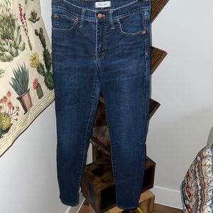 Madewell 9’ high rise skinny jeans